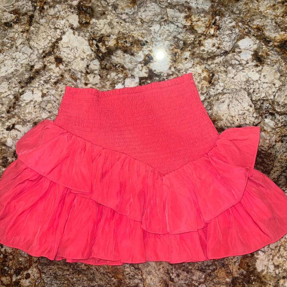 DO+BE. Coral Ruffle Skort